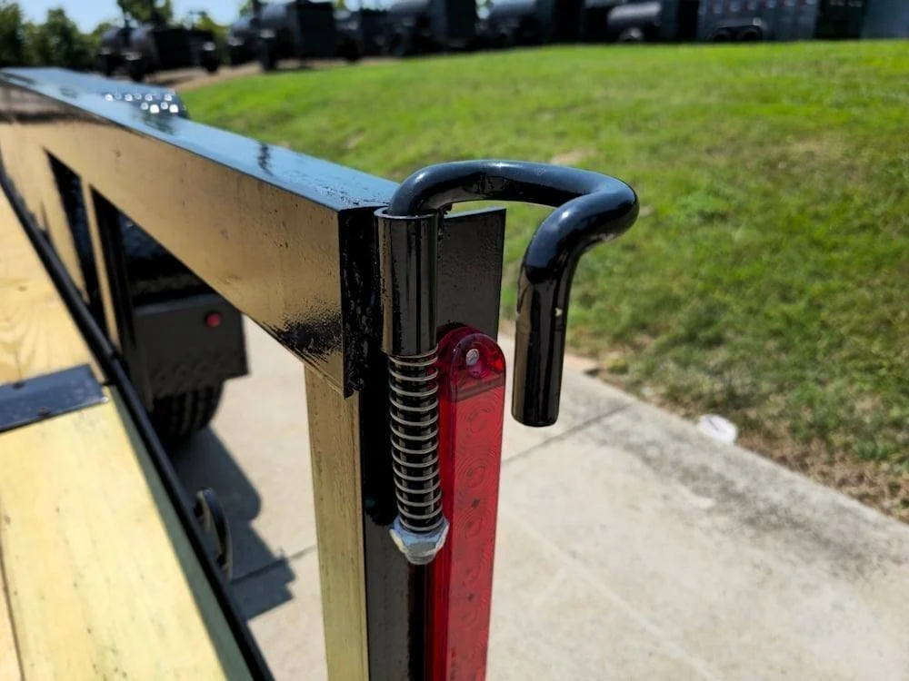 6’4″ x 14 Utility Trailer Powder Coated Dovetail (2) 3500 Axles 7k GVWR - Image 4