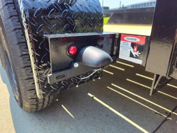 6’4″ x 14 Utility Trailer Powder Coated Dovetail (2) 3500 Axles 7k GVWR - Image 2