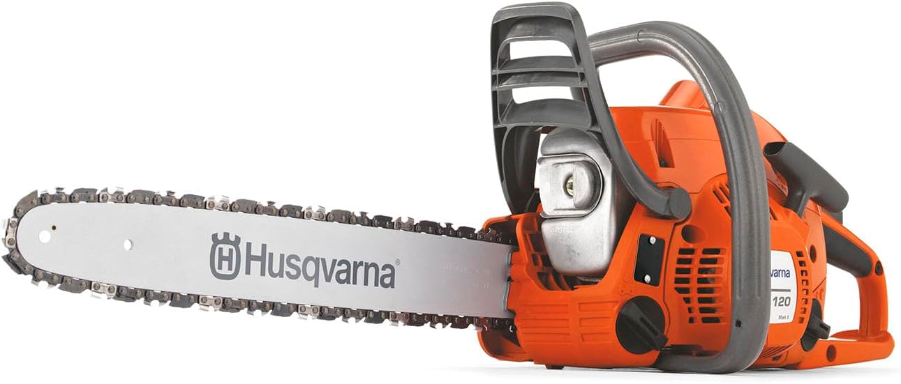 Husqvarna 455 Rancher Gas Chainsaw, 55-cc 3.5-HP, 2-Cycle X-Torq Engine, 20 Inch Chainsaw with Automatic Oiler