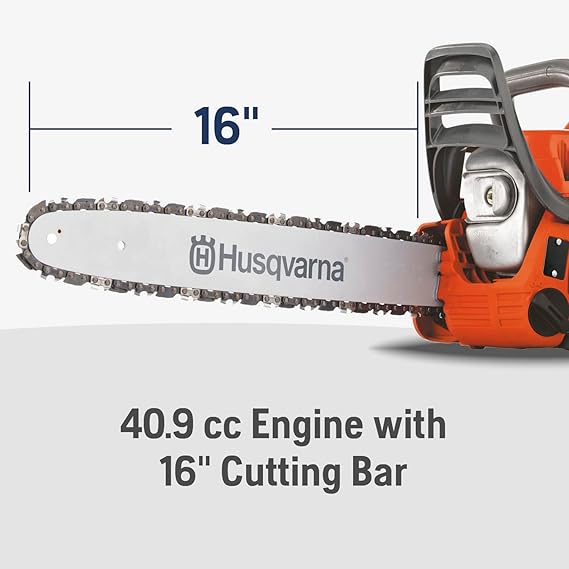 Husqvarna 435 Gas Chainsaw, 40-cc 2.2-HP, 2-Cycle X-Torq Engine, 16 Inch Chainsaw with Smart Start - Image 3