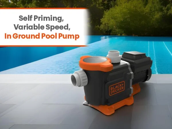 BLACK+DECKER Variable Speed Pool Pump Inground with Filter Basket and Easy Programmable Touch Pad Interface, 3 HP - Image 2