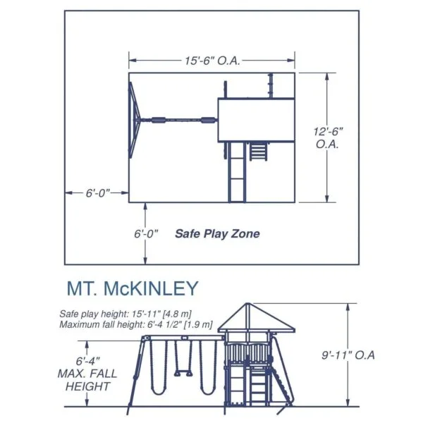 Backyard Discovery McKinley Mount Swing Set - Image 5