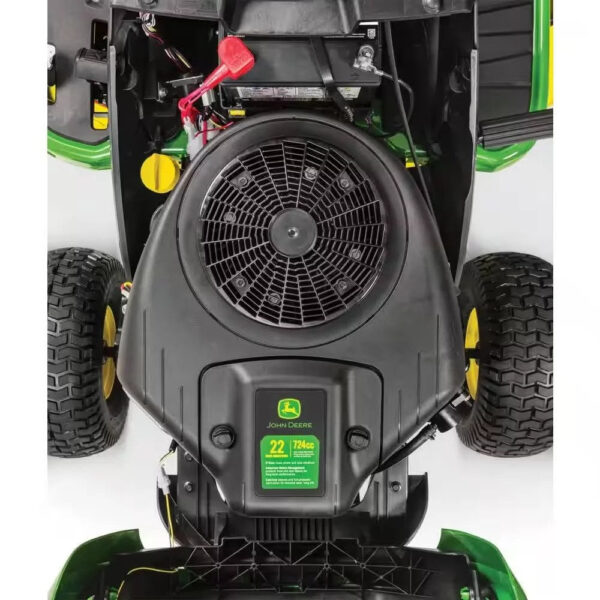 John Deere S100 17.5 HP gas Hydrostatic Riding Lawn Mower - Image 3