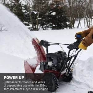 26 in. (66 cm) power Max 826 OHAE two-Stage Gas Snow Blower - Image 4
