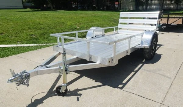 5′ x 10′ Aluminum Utility Trailer with Gate and Mag Wheels – 3500 lb Axle - Image 4