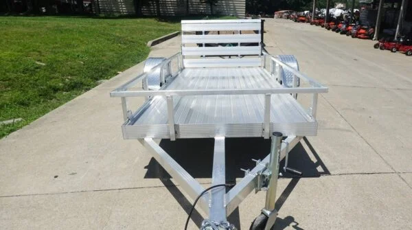 5′ x 10′ Aluminum Utility Trailer with Gate and Mag Wheels – 3500 lb Axle - Image 2