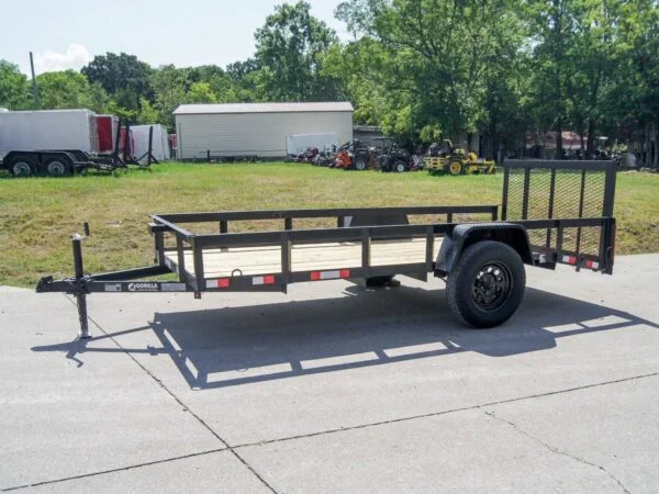 5×12 Powder Coated Dovetail Utility Trailer 3500lb Axle - Image 4