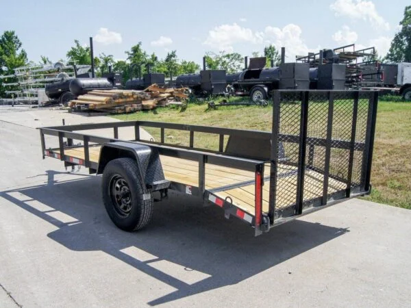 5×12 Powder Coated Dovetail Utility Trailer 3500lb Axle - Image 2