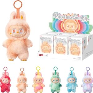 Trending pro Monsters Big into Energy Series – Vinyl Plush Pendant Blind Box, 6PCS Blind Box Figures, Random Design Collectible Toys, Action Figures, Home Decorations, Whole Set