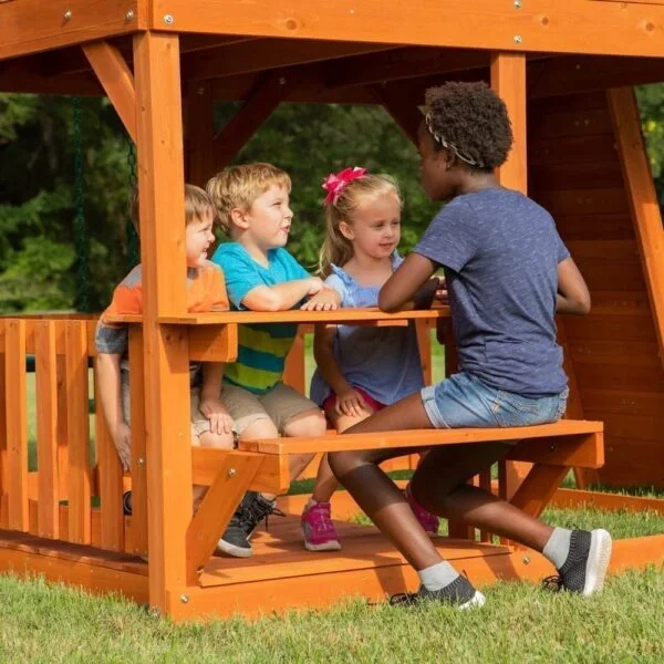 Backyard Discovery Skyfort II Swing Set - Image 2