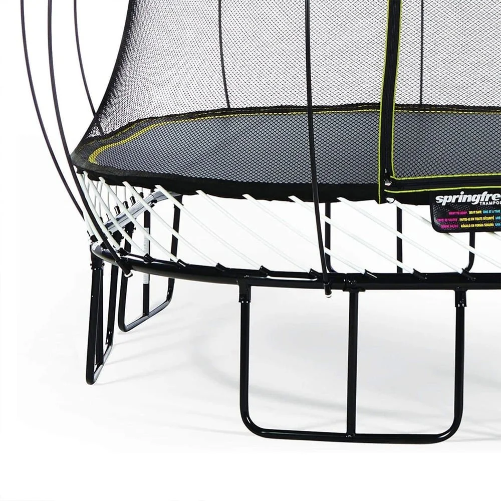 Springfree Kids 11 ft. Outdoor Large Square Trampoline with Enclosure - Image 2