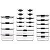 Rubbermaid Brilliance BPA Free 44-Piece Food Storage Containers Set Airtight Leak-Proof with Lids for Meal Prep Lunch and Leftovers - Image 2