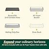 Cuisinart Air Fryer Toaster Oven, 1800W, 8-in-1 with Air Fry, Convection, Broil & Warm, 0.6 Cubic Feet, 60-Minute Timer, TOA-70NAS, Stainless Steel - Image 2