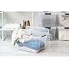 IRIS USA 40 QT Plastic Storage Box with Lid and Latches - 6 Pack - BPA-Free, See-Through Organizing Solution, Durable Nestable Stackable Containers, Secure Pull Handle - Clear - Image 2