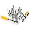 DEKOPRO 228 Piece Socket Wrench Auto Repair Tool Combination Package Mixed Tool Set Hand Tool Kit with Plastic Toolbox Storage Case - Image 3