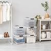 IRIS USA 40 QT Plastic Storage Box with Lid and Latches - 6 Pack - BPA-Free, See-Through Organizing Solution, Durable Nestable Stackable Containers, Secure Pull Handle - Clear - Image 4