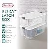 Sterilite 4-Pack Ultra Latching Box, Storage Bins with Lids, Clear Plastic, 116 Quart - Heavy-Duty Organizing Containers for Closet, Bathroom, and Office - Image 5