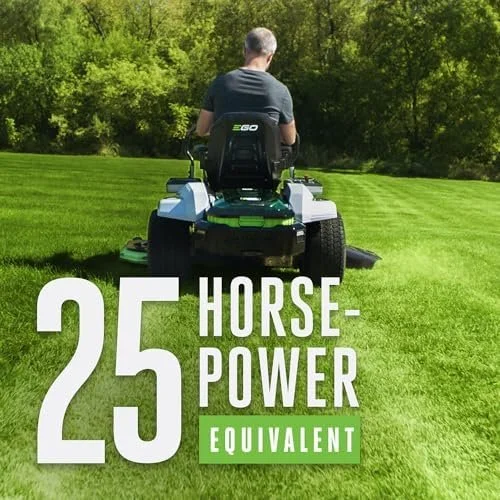 EGO Power+ Electric Riding Lawn Mower, 52″ Deck with Zero Turn Radius, Includes (6) 56V 12.0Ah Batteries and Chargers – ZT5207L - Image 3
