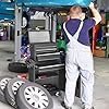 Winado 4-Drawer Rolling Tool Chest with Wheels & Lock, Tool Box with Large Storage Cabinet and Adjustable Shelf, Removable Portable Top Box for Garage, Warehouse, Factory - Image 4