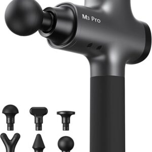opove M3 Pro 2 Massage Gun Deep Tissue Percussion Muscle Massager for Workout, Percussive Therapy Fascia Gun for Athletes Fast Recovery, 30 Days Long Battery Life, 70lbs Stall Force, Space Gray