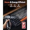 WOLFBOX MF100 Electric Air Duster-150000RPM Super Power Cordless Air Duster, Rechargeable Brushless Motor Durable Blower, 3-Gear Adjustable Dust Blower for Computer, Keyboard, Outdoor, House and Car - Image 4