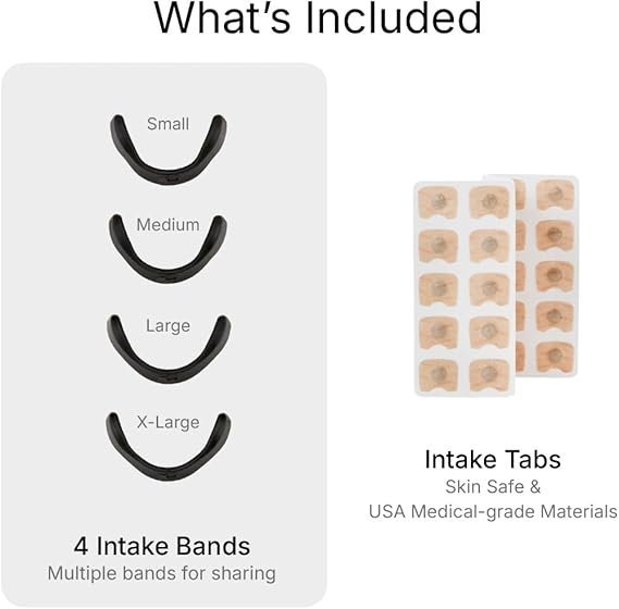 Intake Breathing — Magnetic Nasal Strips Starter Kit | Reusable Band + Tabs | Nasal Strips for Sleep, Snoring, Breathing & Sports | Stronger Lift Than Traditional Nose Strips | 4 Sizes, 15 Tabs, Black - Image 3