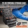 VEVOR Mechanics Tool Set and Socket Set, 1/4" 3/8" 1/2" Drive Deep and Standard Sockets, 450 Pcs SAE and Metric Mechanic Tool Kit with Bits, Combination Wrench, Hex Wrenches, Accessories, Storage Case - Image 2