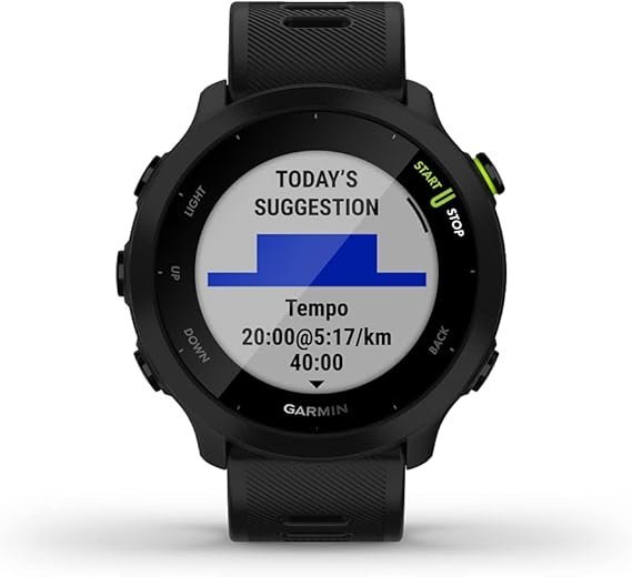 Garmin Forerunner 55, GPS Running Watch with Daily Suggested Workouts, Up to 2 Weeks of Battery Life, Black - 010-02562-00 - Image 2