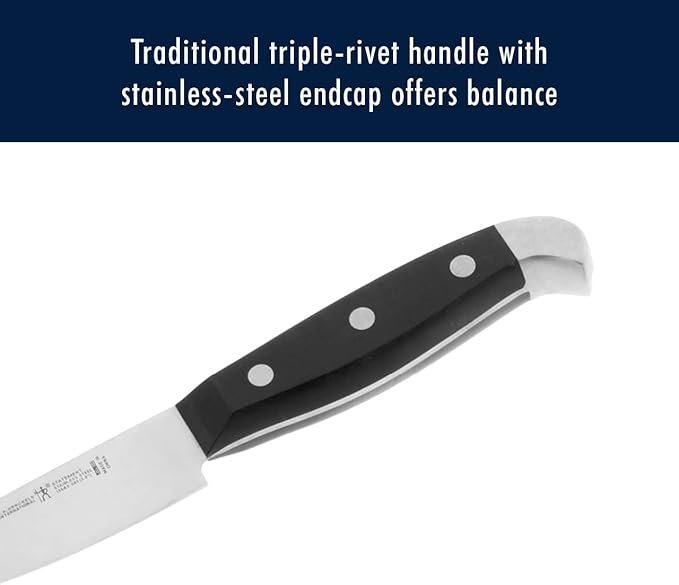 HENCKELS Statement Premium Quality 15-Piece Set with Block, Natural, Razor-Sharp, German Engineered Informed by 100+ Years of Mastery, Lightweight and Strong, Dishwasher Safe - Image 2