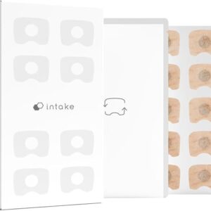 Intake Breathing—Magnetic Nasal Strip Refill Tabs (30 Count) | Adhesive Tabs for Intake Reusable Band | Nasal Strips for Sleep, Snoring & Breathing | Stronger Than Traditional Strips | 30-Night Supply