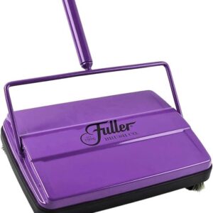 Fuller Brush 17032 Electrostatic Carpet & Floor Sweeper - 9" Cleaning Path - Lightweight - Ideal for Crumby Messes - Works On Carpets & Hard Floor Surfaces - Purple