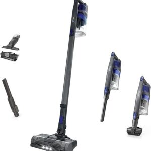 Shark | Pet Cordless Vacuum Cleaner | LED Headlights | Removable Handheld Vacuum for Pet Hair | Crevice Tool & Pet Multi-Tool Included | 40min Runtime | For Carpet & Hard Floors | Grey | IX141