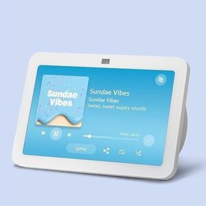 Amazon Echo Show 8, With Spatial Audio, Smart Home Hub, ideal for open living spaces, Designed for Alexa+, Glacier White