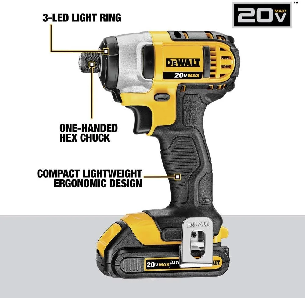 DEWALT 20V MAX Combo Kit, Compact 7-Tool (DCK720D2) - Image 2