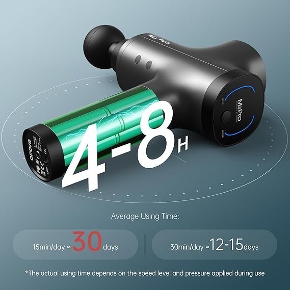 opove M3 Pro 2 Massage Gun Deep Tissue Percussion Muscle Massager for Workout, Percussive Therapy Fascia Gun for Athletes Fast Recovery, 30 Days Long Battery Life, 70lbs Stall Force, Space Gray - Image 3