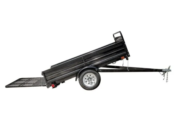 DK2 5-ft x 7-ft Steel Utility Trailer with Ramp Gate ( 1639-lb Capacity ) 2491711 - Image 4