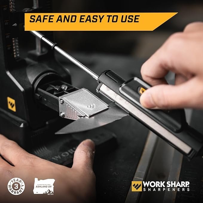 Work Sharp Precision Adjust Elite Knife Sharpener - Adjustable Knife Sharpening System - For Hunting, Serrated & Kitchen Knives - Image 2