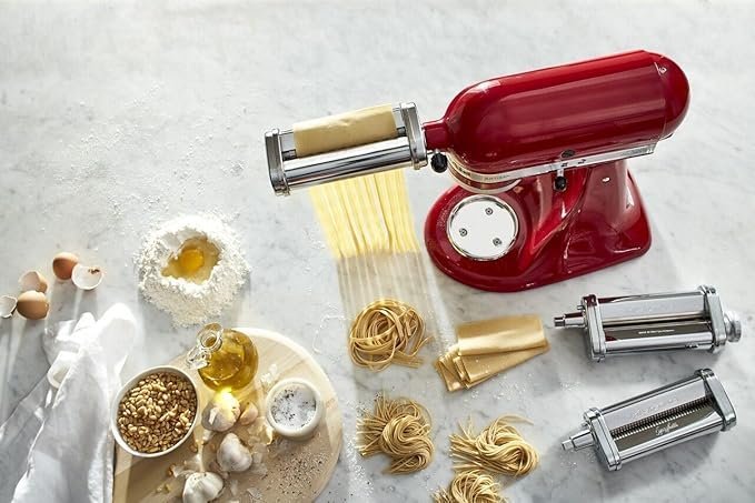 KitchenAid Stand Mixer Attachment, KSMPRA 3-Piece Pasta Roller & Cutter Set - Image 2