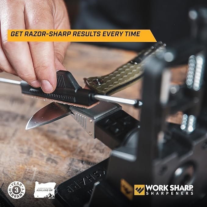 Work Sharp Precision Adjust Elite Knife Sharpener - Adjustable Knife Sharpening System - For Hunting, Serrated & Kitchen Knives - Image 5
