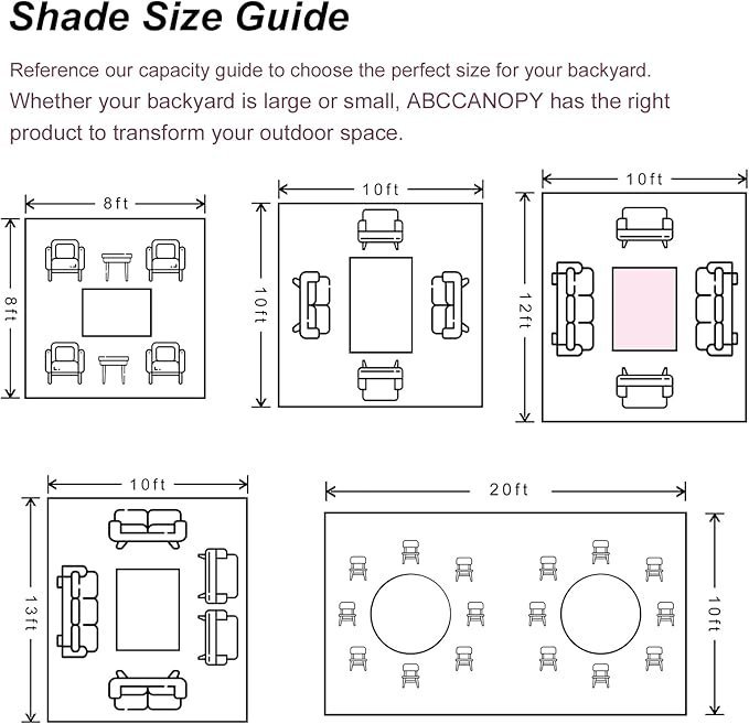 ABCCANOPY Gazebos for Patios 10x12 - Outdoor Steel Frame Gazebo with Mosquito Netting for Lawn Backyard Garden Deck (Black) - Image 2
