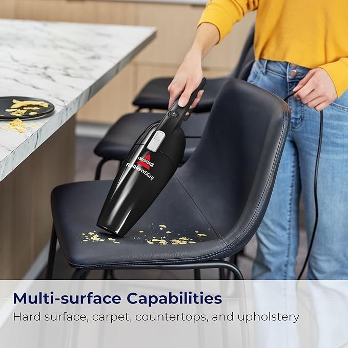 Bissell Featherweight Stick Lightweight Bagless Vacuum with Crevice Tool, 2033M, Black - Image 6