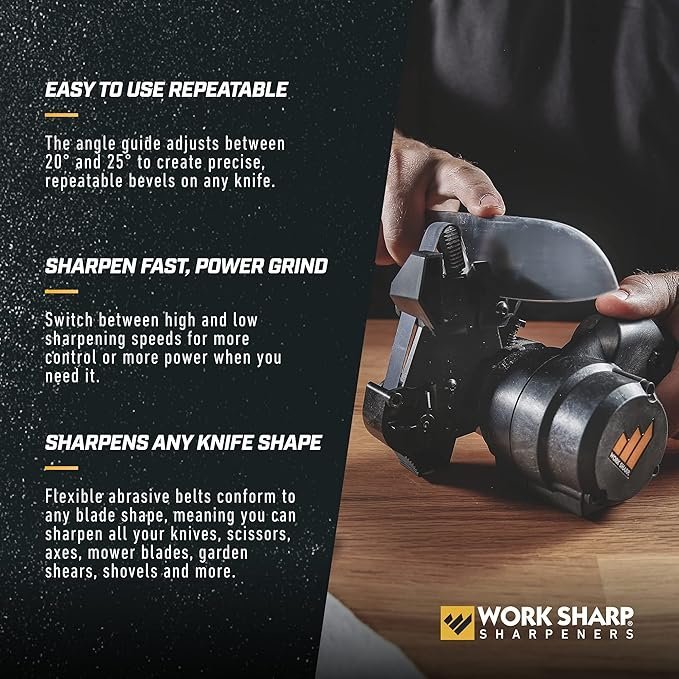 Work Sharp MK2 Professional Electric Knife and Tool Sharpener - Adjustable Tool and Knife Sharpening System - Image 3