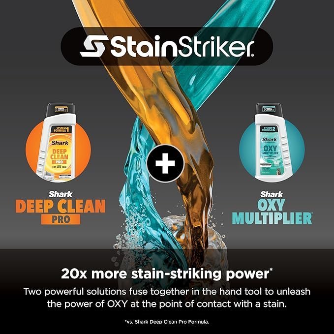 Shark StainStriker Portable Carpet Upholstery & Area Rug Cleaner, Stain & Odor Remover, Perfect for Car Interiors, Nordic Blue, PX202BRN - Image 2