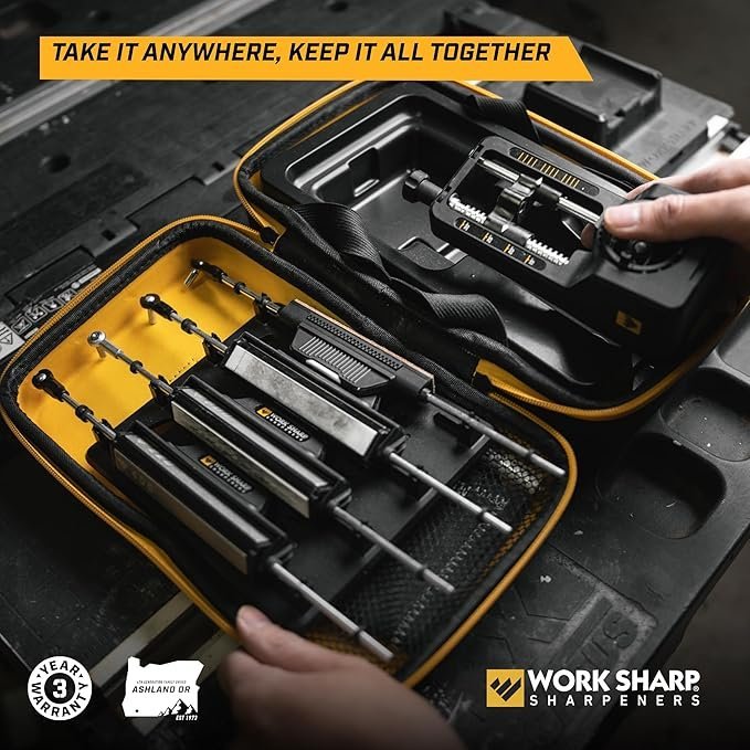 Work Sharp Precision Adjust Elite Knife Sharpener - Adjustable Knife Sharpening System - For Hunting, Serrated & Kitchen Knives - Image 4