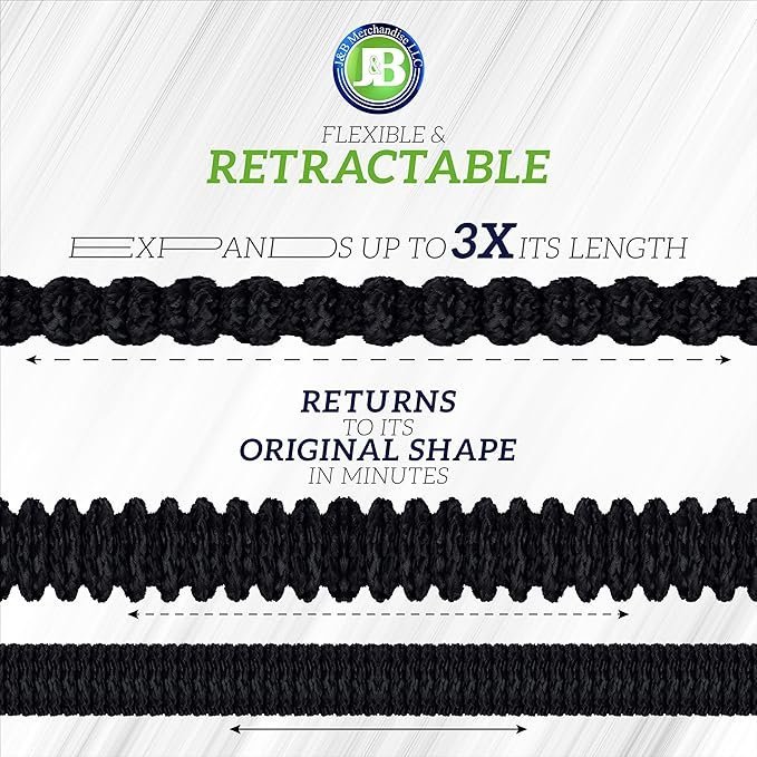 J&B XpandaHose 150ft Expandable Garden Hose – Ultra-Strong 3750D, 4-Layer Latex Core, Brass 3/4" Connectors, 10-Pattern Nozzle & Storage Bag – Lightweight, Kink-Reducing, Leak-Resistant - Image 5