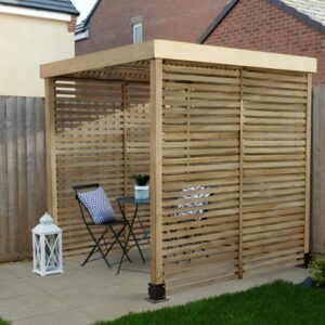 Modular Garden Pergola with 3 Side Panel Pack