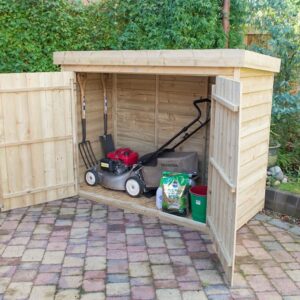 Pressure Treated Pent Large Outdoor Store