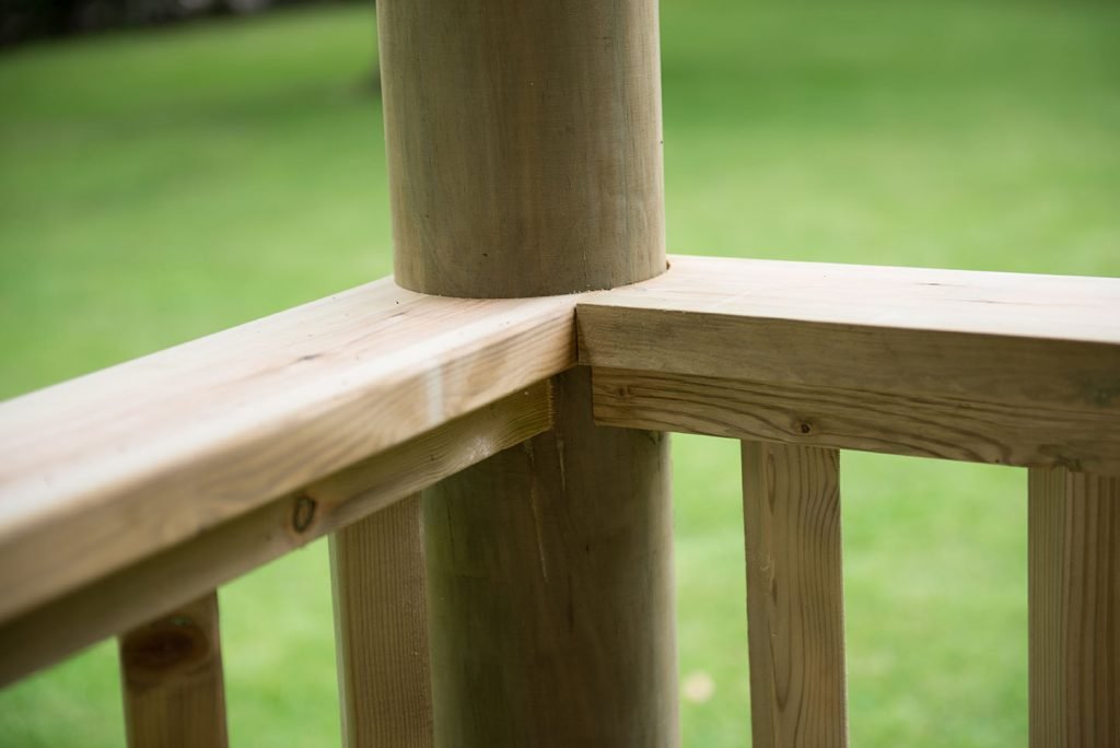 3.5m Premium Square Wooden Garden Gazebo with Timber Roof – No Base - Image 2