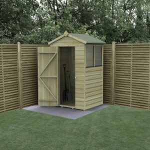 4 x 3 Beckwood Apex Shed with 2 Windows