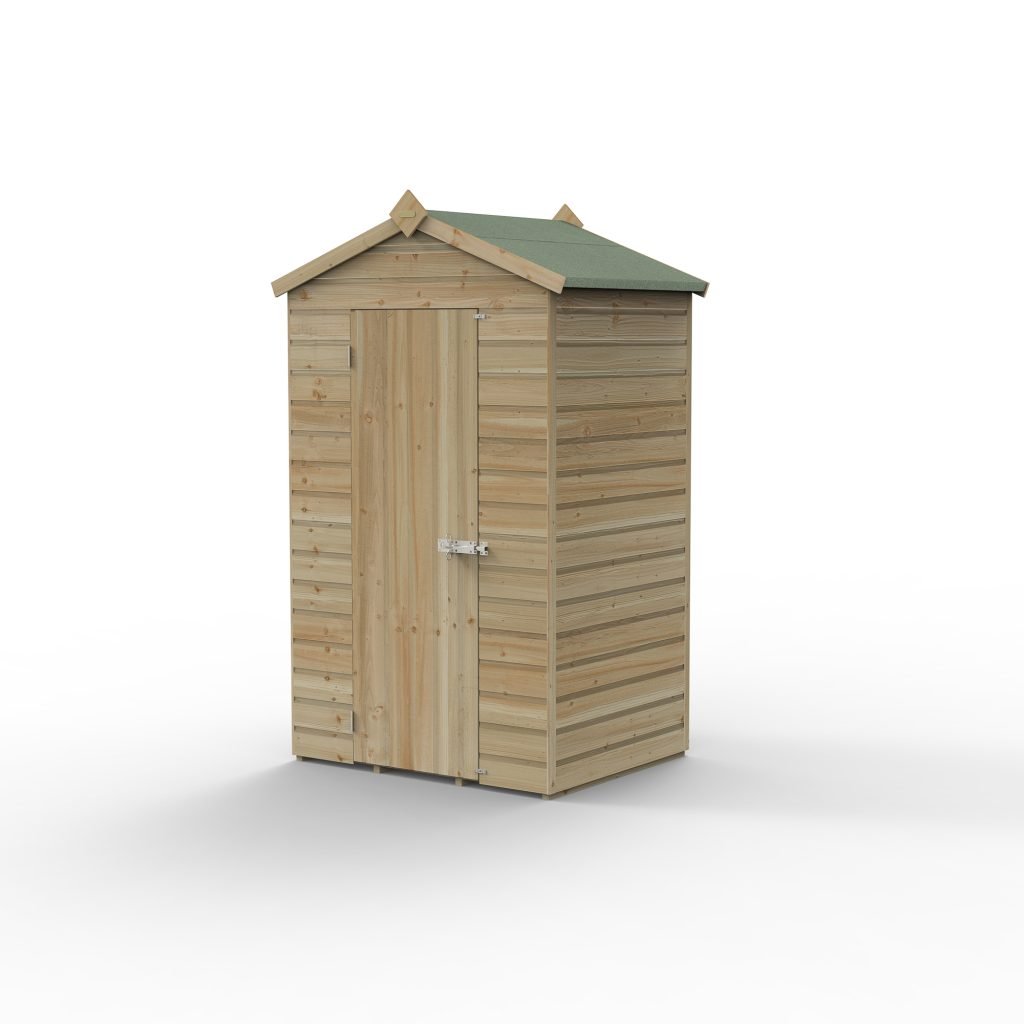 4 x 3 Beckwood Apex Shed (Windowless) - Image 2